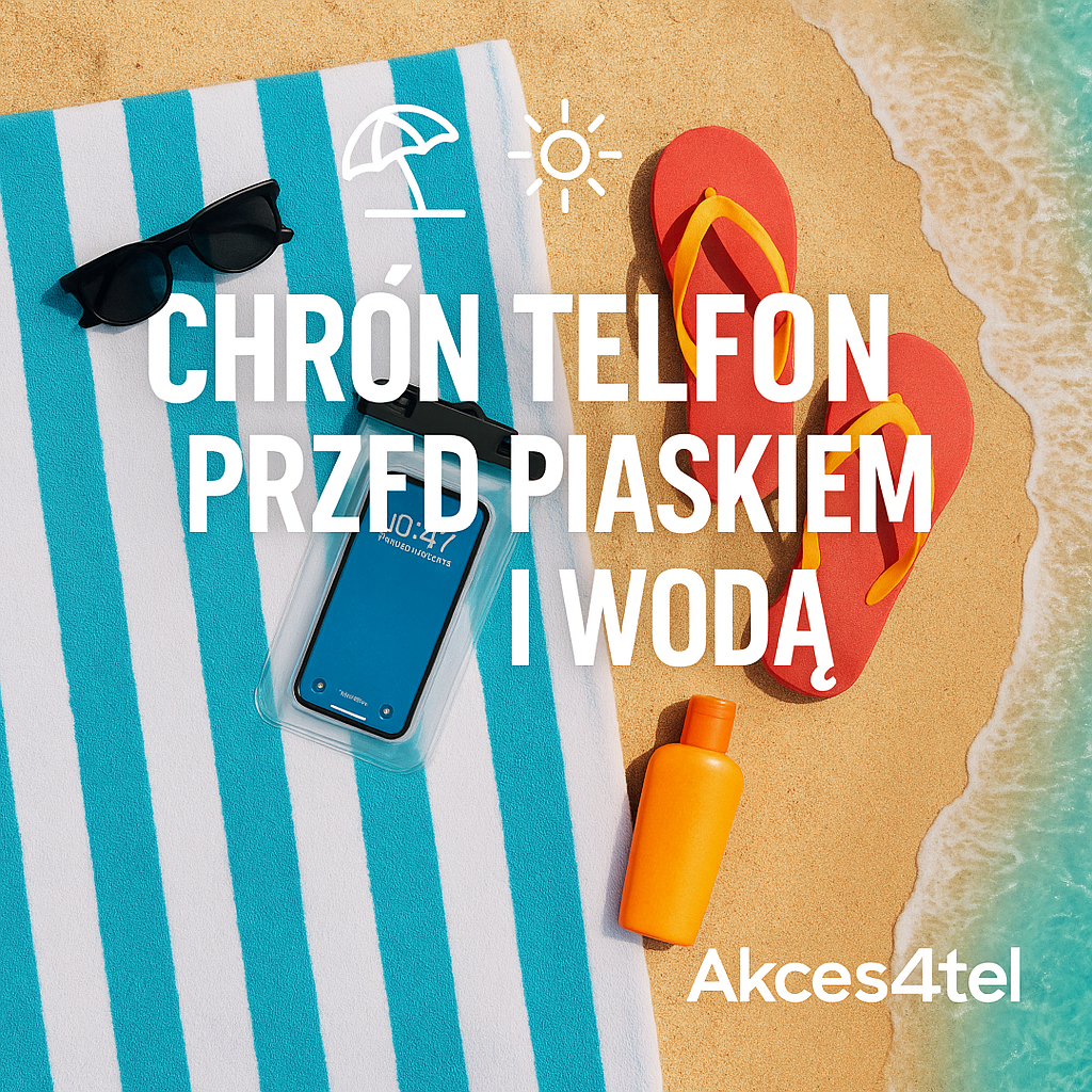 Jak chronić telefon na plaży i basenie? Etui wodoodporne, szkła, folie