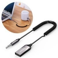 Ugreen Bluetooth 5.3 Audioempfänger USB-Kabel Audioadapter AUX-Buchse schwarz (70601 CM309)