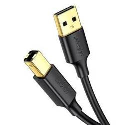 UGREEN US135 USB 2.0 A-B printer cable, gold plated, 2m (black)