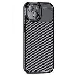 Case APPLE IPHONE 15 PLUS Armored Shockproof Nexeri Carbon Fiber black