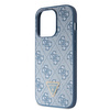 Original Handyhülle APPLE IPHONE 15 PRO Guess Hardcase Crossbody 4G Metal Logo (GUHCP15LP4TDSCPB) blau