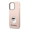 Karl Lagerfeld Silicone NFT Choupette - Etui iPhone 14 Pro (różowy)