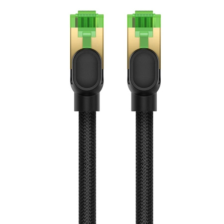 Baseus fast RJ45 cat. network cable. 8 40Gbps 0.5m braided black