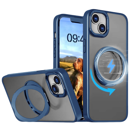 Nakładka Mag Ring Rotating do iPhone 11 granatowy