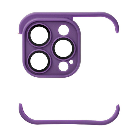 Case IPHONE 14 PRO Edge and Lens Protector purple