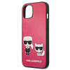 Karl Lagerfeld KLHCP13SPCUSKCP iPhone 13 mini 5,4" fuksja/fushia hardcase Ikonik Karl & Choupette