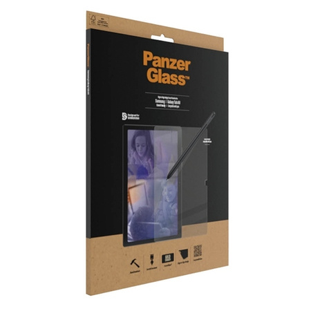 Gehärtetes Glas 5D SAMSUNG GALAXY TAB A8 10.5 X200 / X205 PanzerGlass E2E Regular Case Friendly