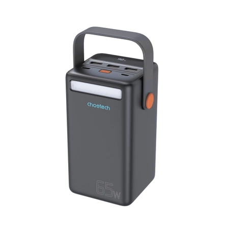 Choetech MIni power station USB-A / USB-C / micro USB 50000mAh 65W - black