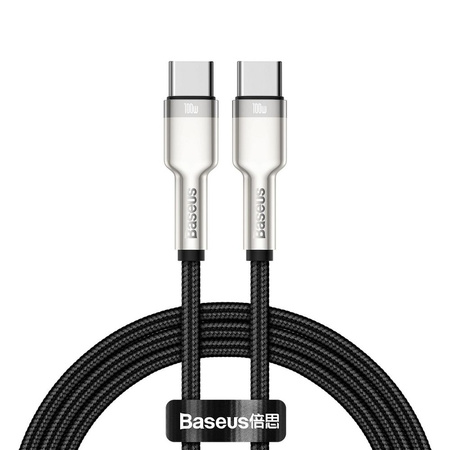 Baseus Cafule Series Metal Data Cable Type-C to Type-C 100W 1m Black