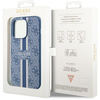 Guess GUHMP14LP4RPSB iPhone 14 Pro 6.1" niebieski/blue hardcase 4G Printed Stripes MagSafe