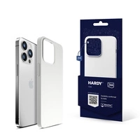 Etui 3mk Hardy Silicone MagCase na iPhone 15 Pro Max - biało-srebrne