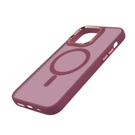 Case IPHONE 16 Matt MagSafe maroon