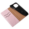 Magnet Strap Case for iPhone 13 Pro Pouch Wallet + Mini Lanyard Pendant Pink