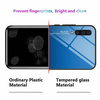 Etui Szklane Glass case Gradient IPHONE 11 PRO czarno-niebieskie