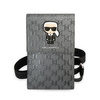 Bag Karl Lagerfeld Ikonik Karl Monogram Patch (KLWBSAMIPG) silver