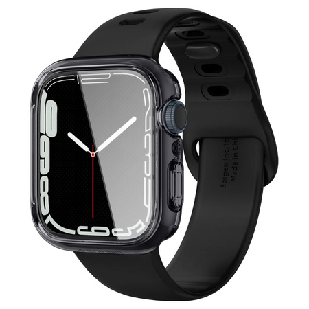 Spigen Ultra Hybrid case for Apple Watch 7 / 8 / 9 (41 mm) - transparent gray