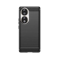 Carbon Case Silikonhülle für Honor 90 - schwarz