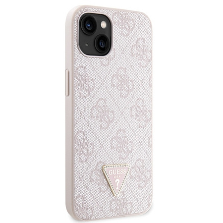 Original Case IPHONE 14 PRO MAX Guess Hardcase Crossbody 4G Metal Logo (GUHCP14XP4TDSCPP) pink