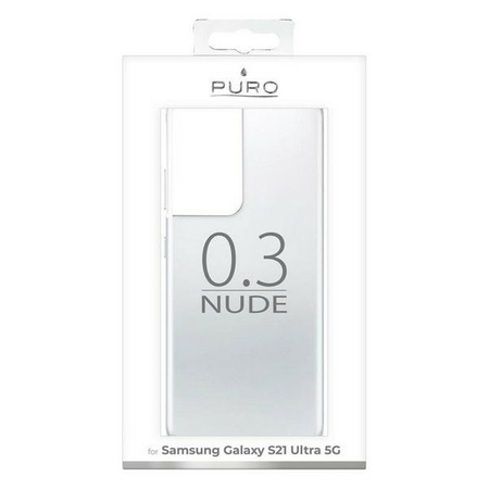 PURO 0.3 Nude - Etui Samsung Galaxy S21 Ultra (przezroczysty)