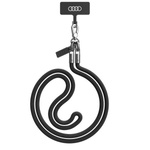 Audi uniwersalna smycz do telefonu 120cm 8mm crossbody czarny/black AU-CBL8-R8/D1-BK