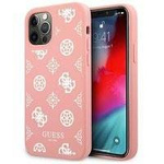 Guess GUHCP12LLSPEWPI iPhone 12 Pro Max 6,7" różowy/pink hard case Peony Collection