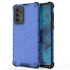 Honeycomb etui pancerny pokrowiec z żelową ramką Samsung Galaxy A73 niebieski