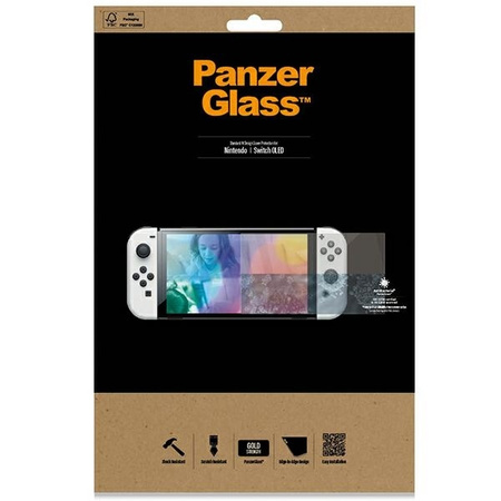 Tempered Glass NINTENDO SWITCH OLED PanzerGlass Standard Antibacterial