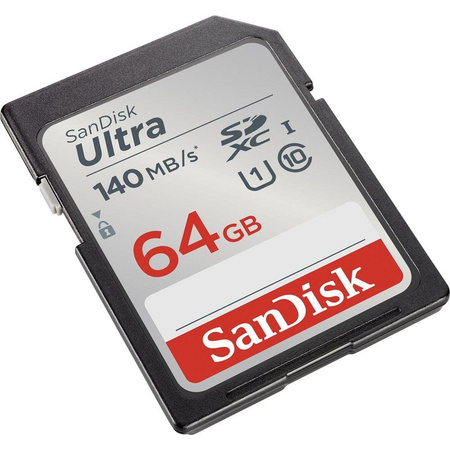 SANDISK karta pamięci ULTRA SDXC 64GB 140MB/s