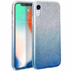 Case IPHONE 13 PRO Glitter silver & blue