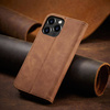 Magnet Fancy Case Case for iPhone 13 Pro Max Pouch Card Wallet Card Holder Brown