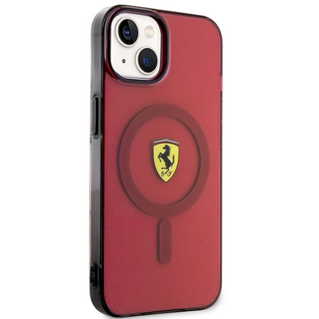 Ferrari FEHMP14SURKR iPhone 14 6.1" rot/rot Hardcase Translucent Magsafe