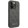 Guess 4G Metal Gold Logo – Etui iPhone 14 Pro Max (szary)