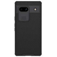 Google Pixel 7a Armored Case with Camera Cover Nillkin CamShield Pro Case - Black