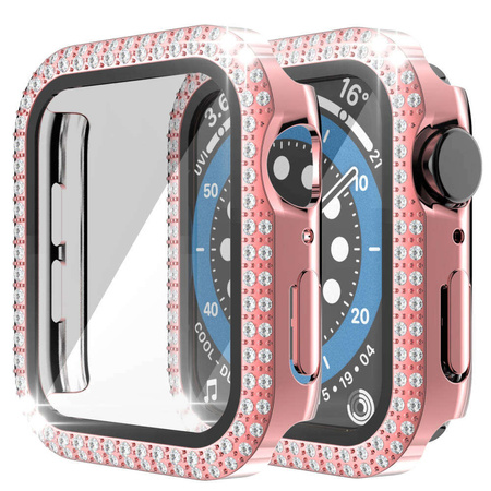 Schutzhülle für APPLE WATCH 4 / 5 / 6 / SE (40MM) Diamond Bumper rosa