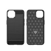 Carbon Case iPhone 14 Hülle flexible Gel Rückseite schwarz