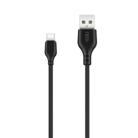 Cable 2,1A 2m USB - USB-C Charging & Data Transfer XO NB103 black