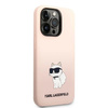 Karl Lagerfeld Silicone NFT Choupette - Etui iPhone 14 Pro (różowy)