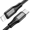 Joyroom fast charging / data cable USB Type C - Lightning PD 20W 1m black (S-1024N1-PD)