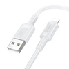 Borofone Kabel BX111 Feliz - USB na Lightning - 2,4A 1 metr biały