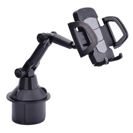 Smartphone car holder for cup holder black