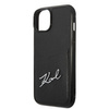 Karl Lagerfeld Signature Logo Cardslot - Etui iPhone 14 Plus (czarny)