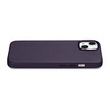 iCarer Case Leather genuine leather case for iPhone 14 Plus dunkelviolett () (MagSafe compatible)