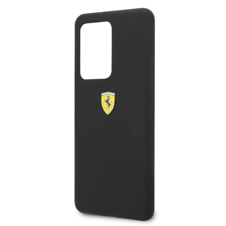 Ferrari Hardcase FESSIHCS69BK S20 Ultra G988 czarny/black Silicone