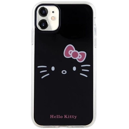 Etui Hello Kitty IML Kitty Face na iPhone 11 / Xr - czarne