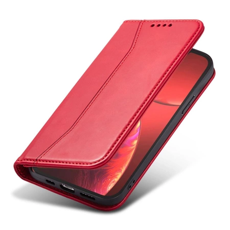 Magnet Fancy Case case for iPhone 14 Plus flip cover wallet stand red