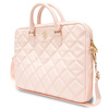 Guess Torba GUCB15ZPSQSSGP 16" różowy/pink Quilted 4G