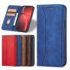 Magnet Fancy Case case for iPhone 14 Pro Max cover with flip wallet stand blue