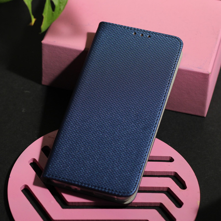 Etui Smart Magnet do Huawei Honor 70 granatowe