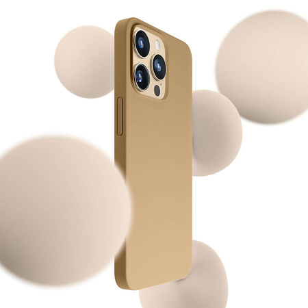 Apple iPhone 13 Pro - 3mk Hardy Silicone MagCase Gold