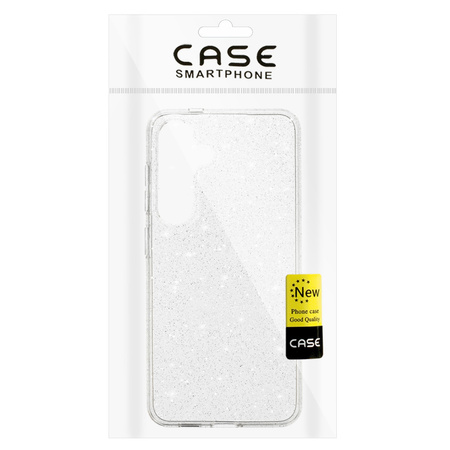 Crystal Glitter Case do Samsung Galaxy S24 FE Srebrny